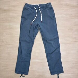 Topo Designs Dirt Pant Stone Blue Organic Cotton Hiking Active Womens Medium